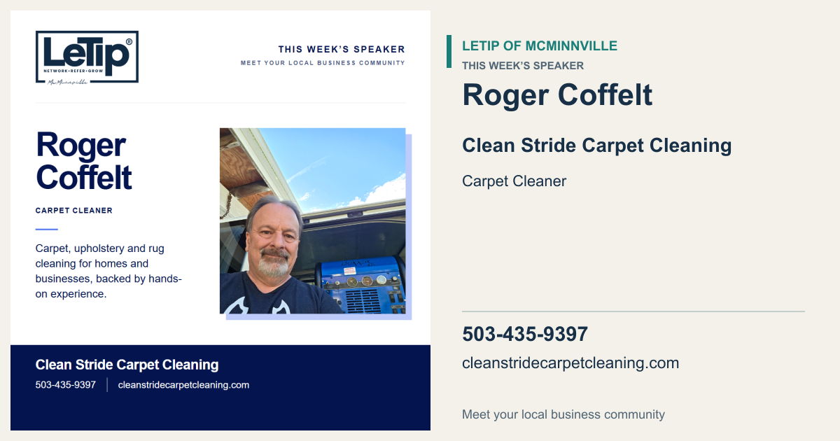 Wide Facebook link preview for Roger Coffelt