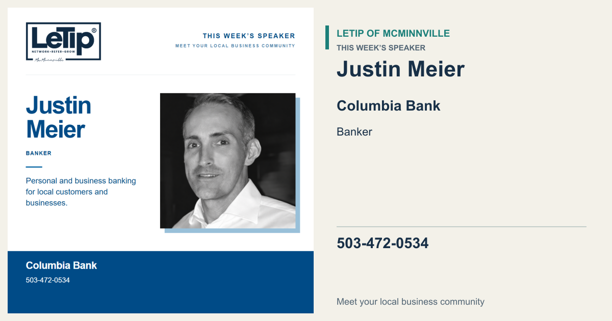 Wide Facebook link preview for Justin Meier